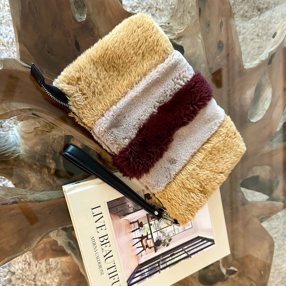 Parfois Faux Fur Clutch/Shoulder Bag - Picture 10 of 14